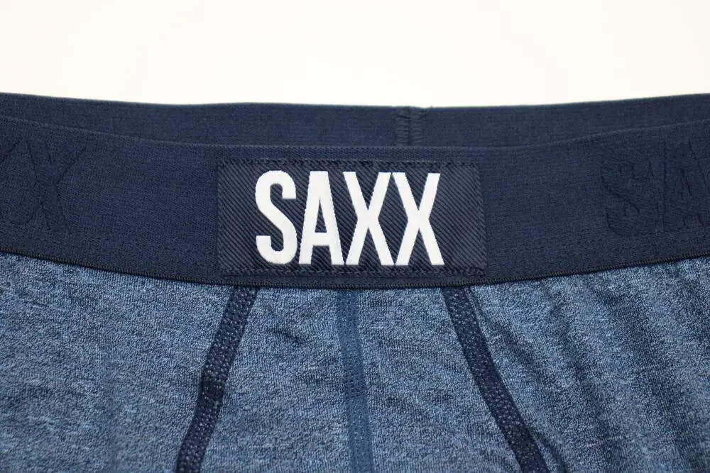 Saxx Ultra Boxer Brief Underwear Mens Small Blue Super Soft BallPark Pouch Fly